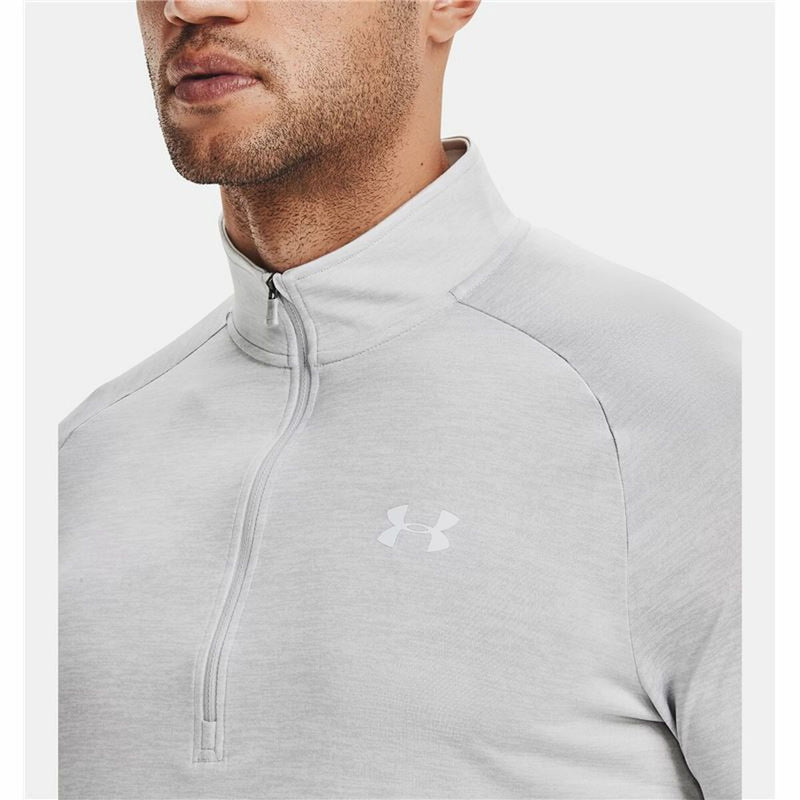 Camiseta de Manga Larga Hombre Under Armour Tech 2.0 1/2 Zip Blanco