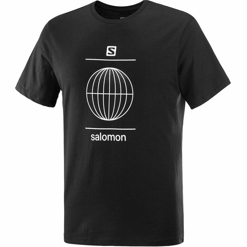 Camiseta de Manga Corta Hombre Salomon Outlife Negro