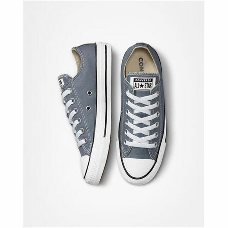 Chaussures décontractées Converse Chuck Taylor All-Star Low pour hommes gris foncé