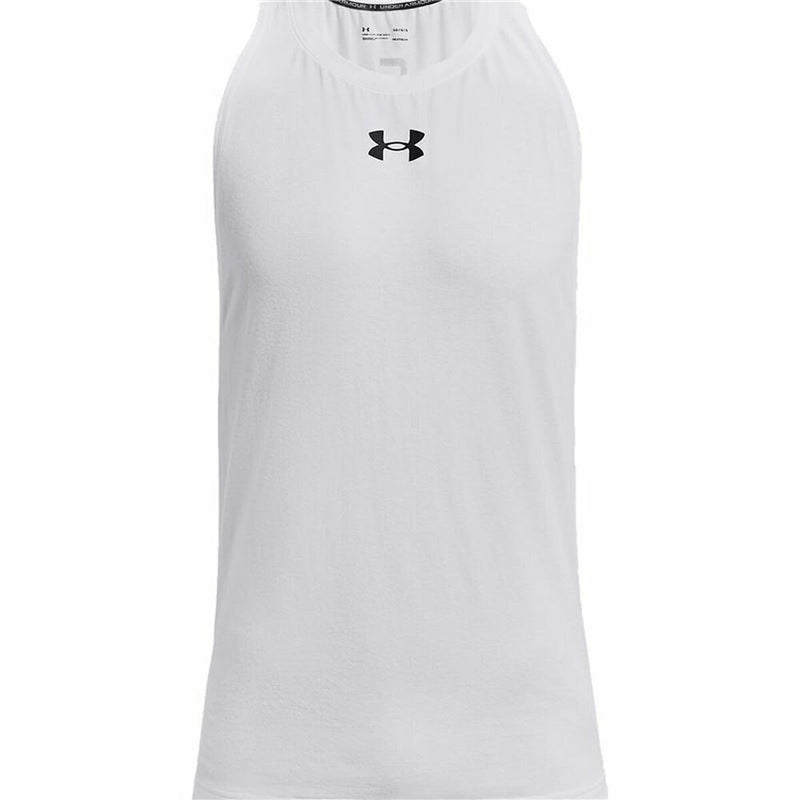 Camiseta de Tirantes Hombre Under Armour Baseline Blanco