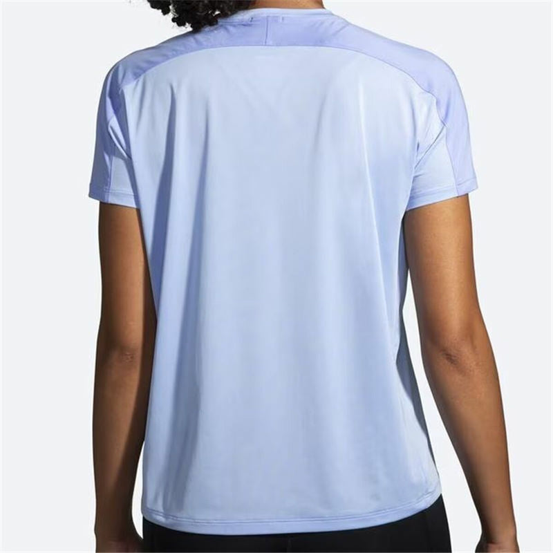 Camiseta de Manga Corta Mujer Brooks Sprint Free Aguamarina Mujer