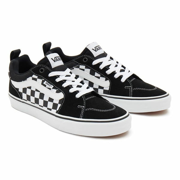 Chaussures décontractées pour hommes Vans Filmore Checkerboard Noir