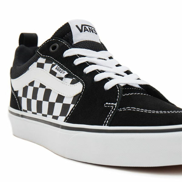 Chaussures décontractées pour hommes Vans Filmore Checkerboard Noir