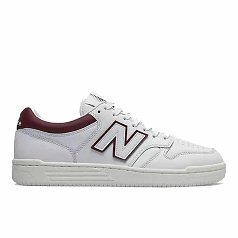 Zapatillas Deportivas Hombre New Balance 480 Blanco Rojo Oscuro