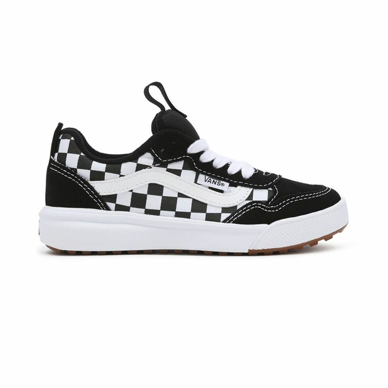 Chaussures décontractées pour enfants Vans Range Exp Checkerboard blanc noir