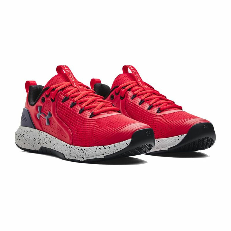 Chaussures de sport Under Armour Charged Commit rouges pour hommes