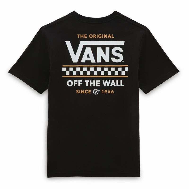 Camiseta de Manga Corta Niño Vans Stackton Negro