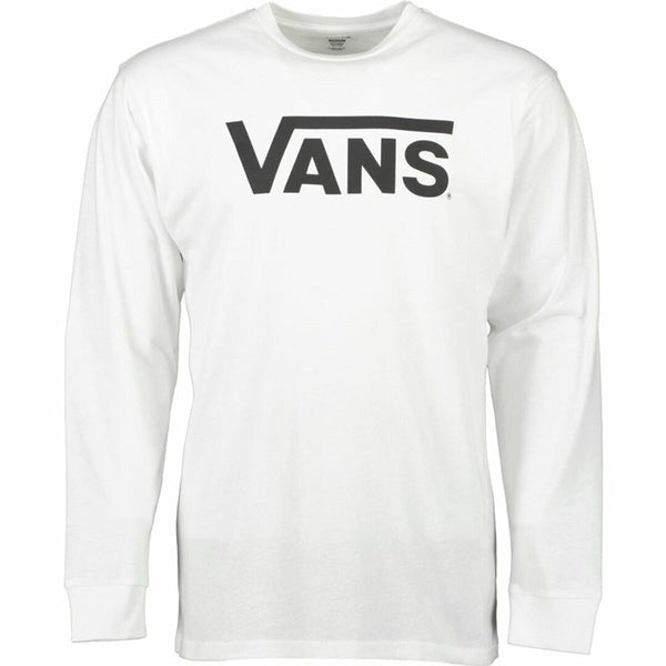 Camiseta de Manga Larga Hombre Vans Classic Blanco