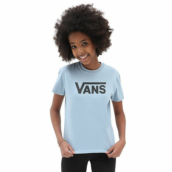 Camiseta de Manga Corta Infantil Vans Flying V Crew Azul