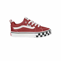 Zapatillas Casual Niño Vans Filmore Check Bumper Dark Rojo Oscuro