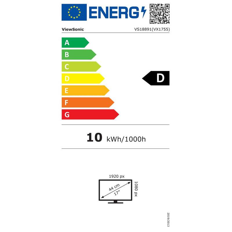 Moniteur LCD LED IPS ViewSonic VX1755 17"