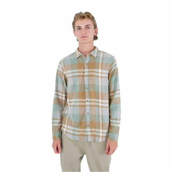 Camisa de Manga Larga Hombre Hurley Portland Organic Marrón