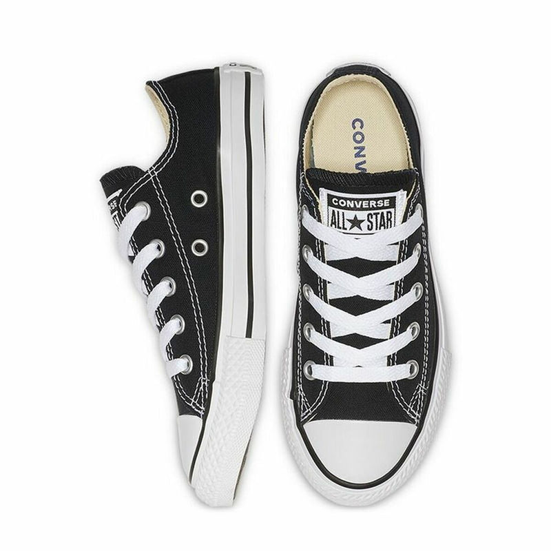 Baskets décontractées Converse All Star Classic Low noires pour garçons