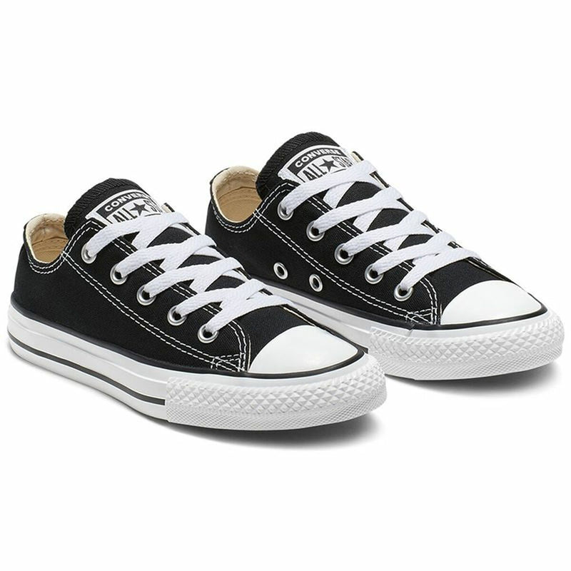 Baskets décontractées Converse All Star Classic Low noires pour garçons