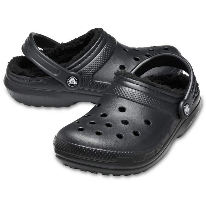 Zuecos Crocs  Classic Lined Clog Negro