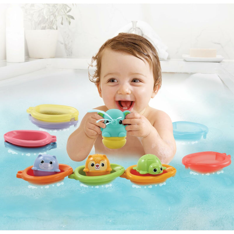 Juguetes Para el Baño Vtech Animales 17 Piezas