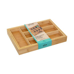 Organizador para Cubiertos 5five Madera Bambú (34 x 25 x 4,5 cm)