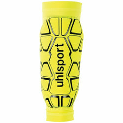 Protège-tibias de football Uhlsport Bionikshield jaune