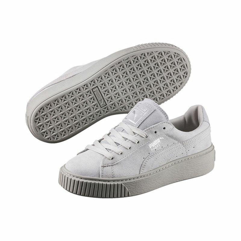 Zapatillas Deportivas Mujer Puma Basket Platform Reset Blanco