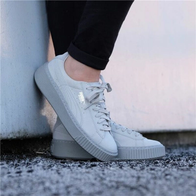 Zapatillas Deportivas Mujer Puma Basket Platform Reset Blanco