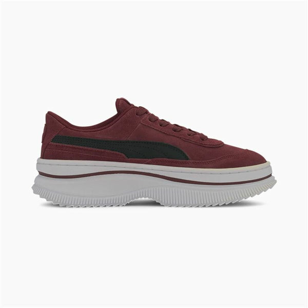 Baskets décontractées pour femmes Puma Sportswear Deva Suede Rouge foncé