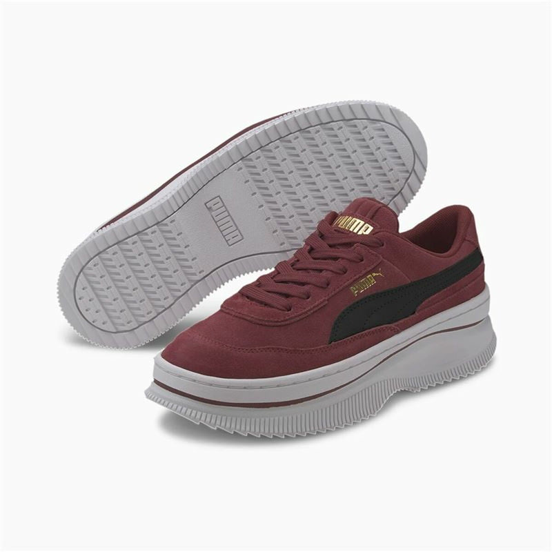 Zapatillas Casual de Mujer Puma Sportswear Deva Suede Rojo Oscuro