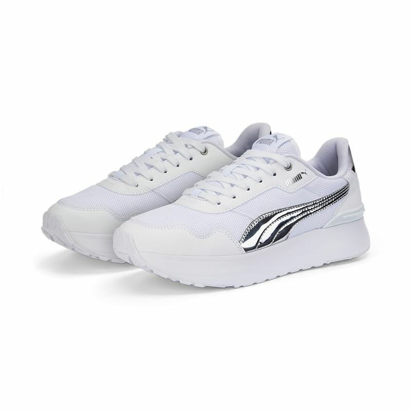 Zapatillas Deportivas Mujer Puma R78 Voyage Distressed  Blanco