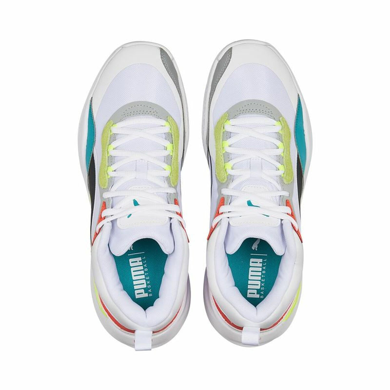 Zapatillas de Baloncesto para Adultos Puma Playmaker Pro Blanco