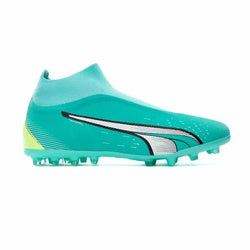 Chaussures de Football Adulte Puma Ultra Match+ Ll Mg Bleu Électrique Aquamarine Unisexe