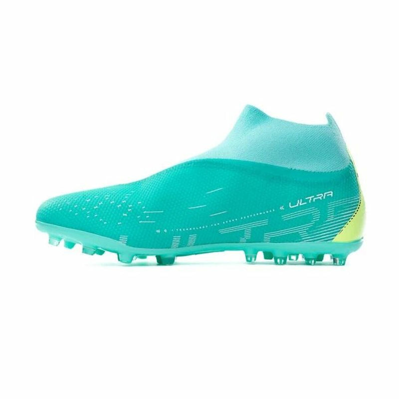 Chaussures de Football Adulte Puma Ultra Match+ Ll Mg Bleu Électrique Aquamarine Unisexe