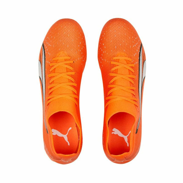 Botas de Fútbol para Adultos Puma Ultra Match Mg Naranja Unisex