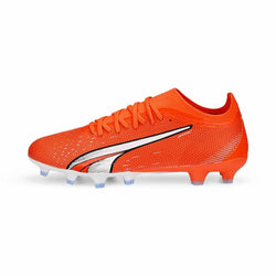 Chaussures de Football Adulte Puma Ultra Match Fg/Ag Orange Foncé Unisexe