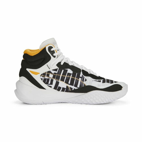 Zapatillas de Baloncesto para Adultos Puma Playmaker Pro Mid Blanco