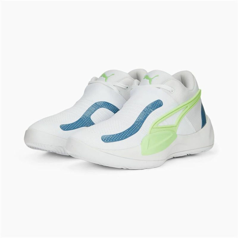 Zapatillas de Baloncesto para Adultos Puma Rise NITRO Blanco