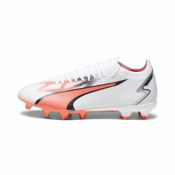 Botas de Fútbol para Adultos Puma Ultra Match FG/AG Blanco