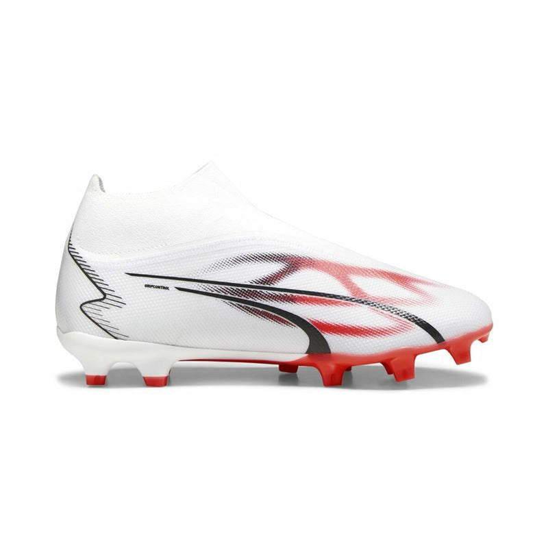 Botas de Fútbol para Adultos Puma Ultra Match+ Ll Fg/A  Blanco Rojo