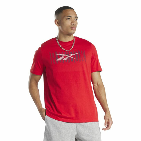 Camiseta de Manga Corta Hombre Reebok Graphic Series Rojo