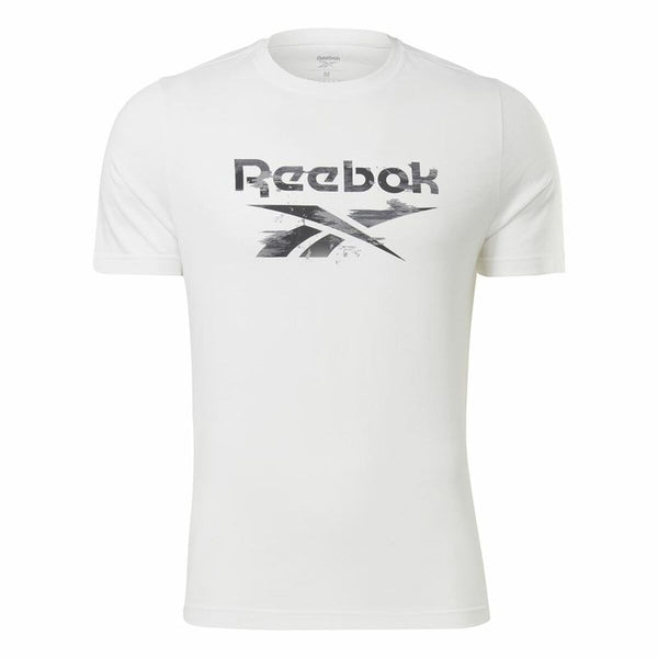 Camiseta de Manga Corta Hombre Reebok Indentity Modern Camo Blanco Camuflaje