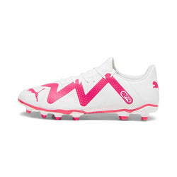 Botas de Fútbol para Adultos Puma Future Play FG/AG Blanco Fucsia