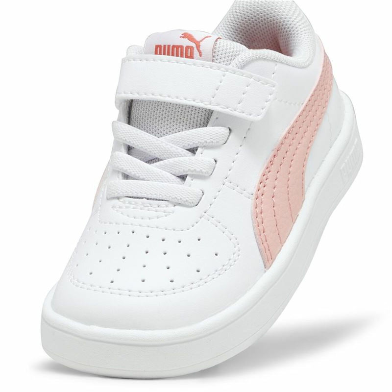 Zapatillas Deportivas Infantiles Puma Rickie+ Blanco Rosa claro