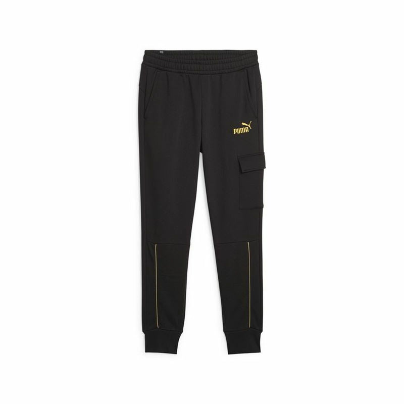 Pantalon de survêtement Puma Ess+ Minimal Gold pour adulte noir homme