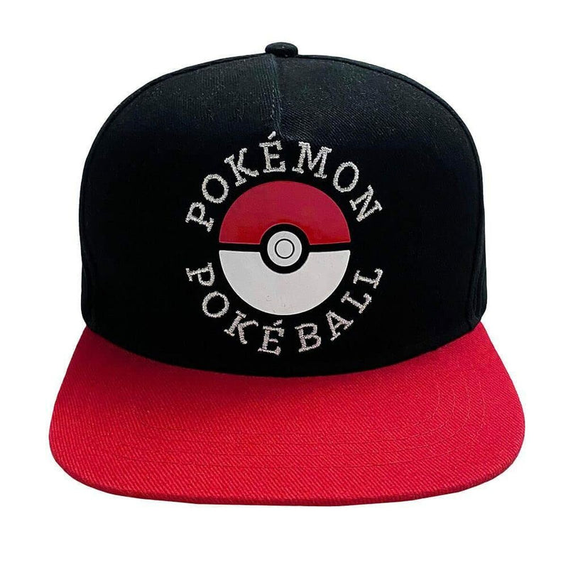 Casquette Pokémon Trainer unisexe 58 cm Noir Rouge Taille unique