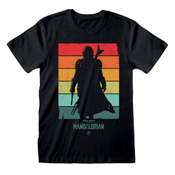 Camiseta de Manga Corta The Mandalorian Spectrum Negro Unisex