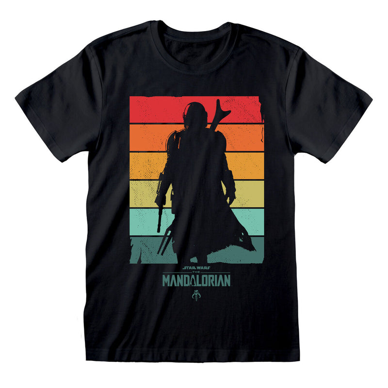 Camiseta de Manga Corta The Mandalorian Spectrum Negro Unisex