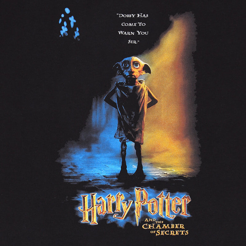 Harry Potter Dobby Affiche T-Shirt À Manches Courtes Noir Unisexe