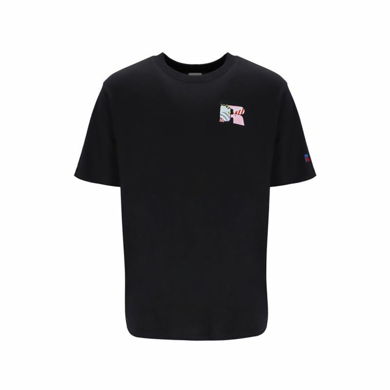 Camiseta de Manga Corta Russell Athletic Emt E36221 Negro Hombre