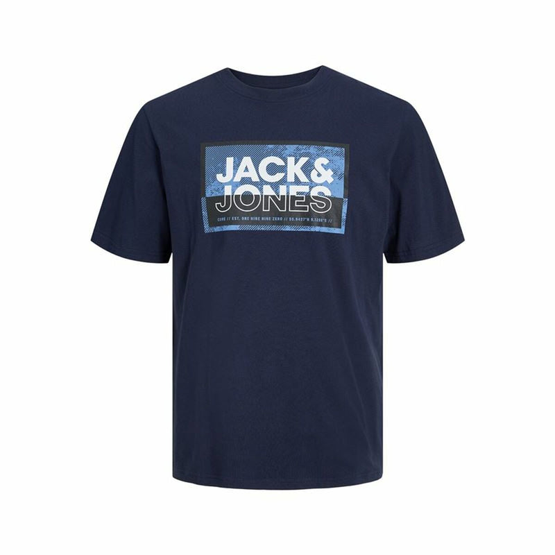 Camiseta de Manga Corta Hombre Jack & Jones logan Azul Hombre