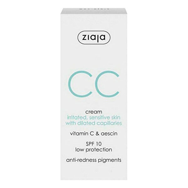 Crema Hidratante CC Cream Ziaja Cc Cream Spf 10 50 ml