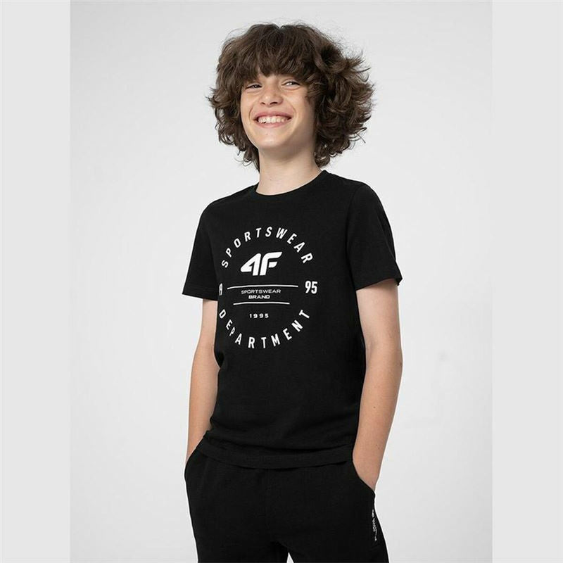 T-Shirt à Manches Courtes Garçon 4F M294 Noir Profond