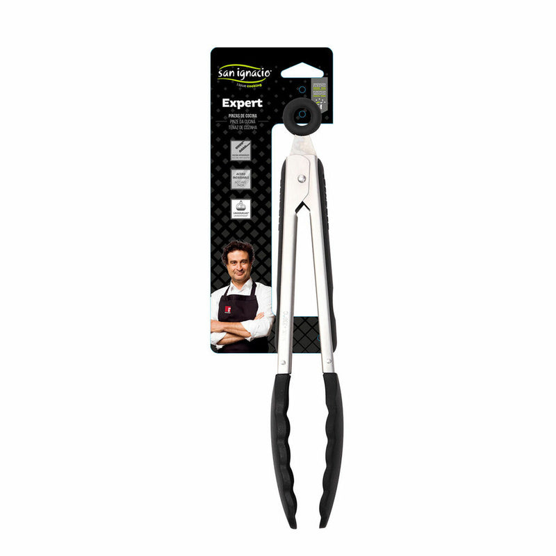 Pinzas de Cocina San Ignacio expert sg7330 Acero Inoxidable Plástico 30,5 cm